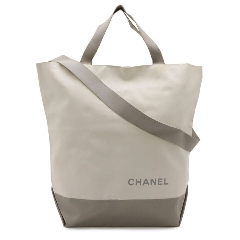 Chanel Nylon Logo 2WAY Tote Bag